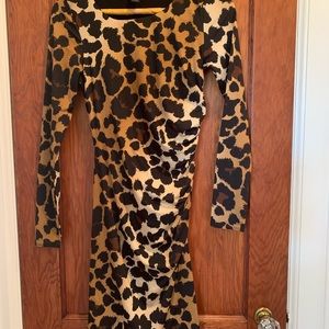 Leopard Knit Dress